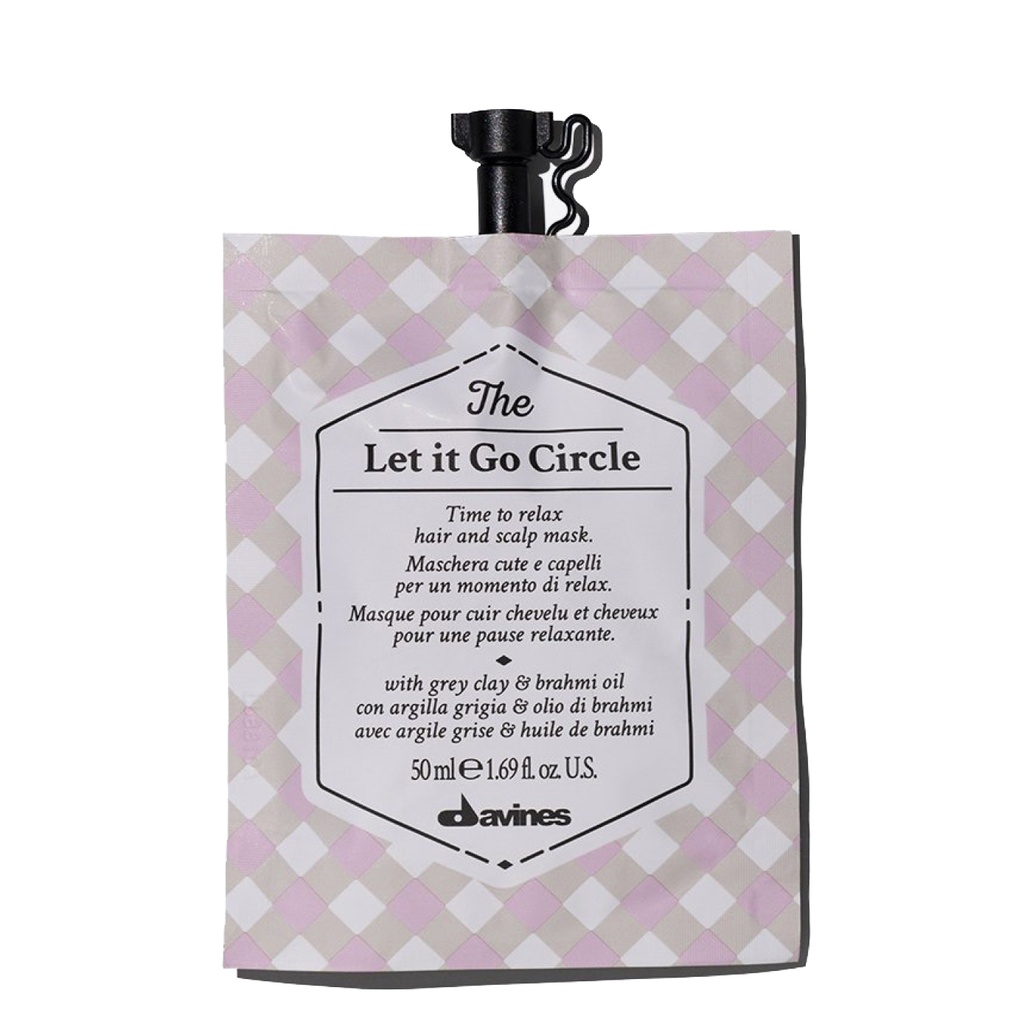 DAVINES The Let It Go Circle - Masque pour cuir chevelu et cheveux, pour une pause relaxante