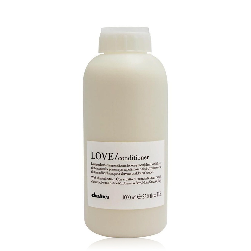 DAVINES Love Curl Conditioner - Après-shampooing élastifiant disciplinant pour cheveux ondulés ou bouclés