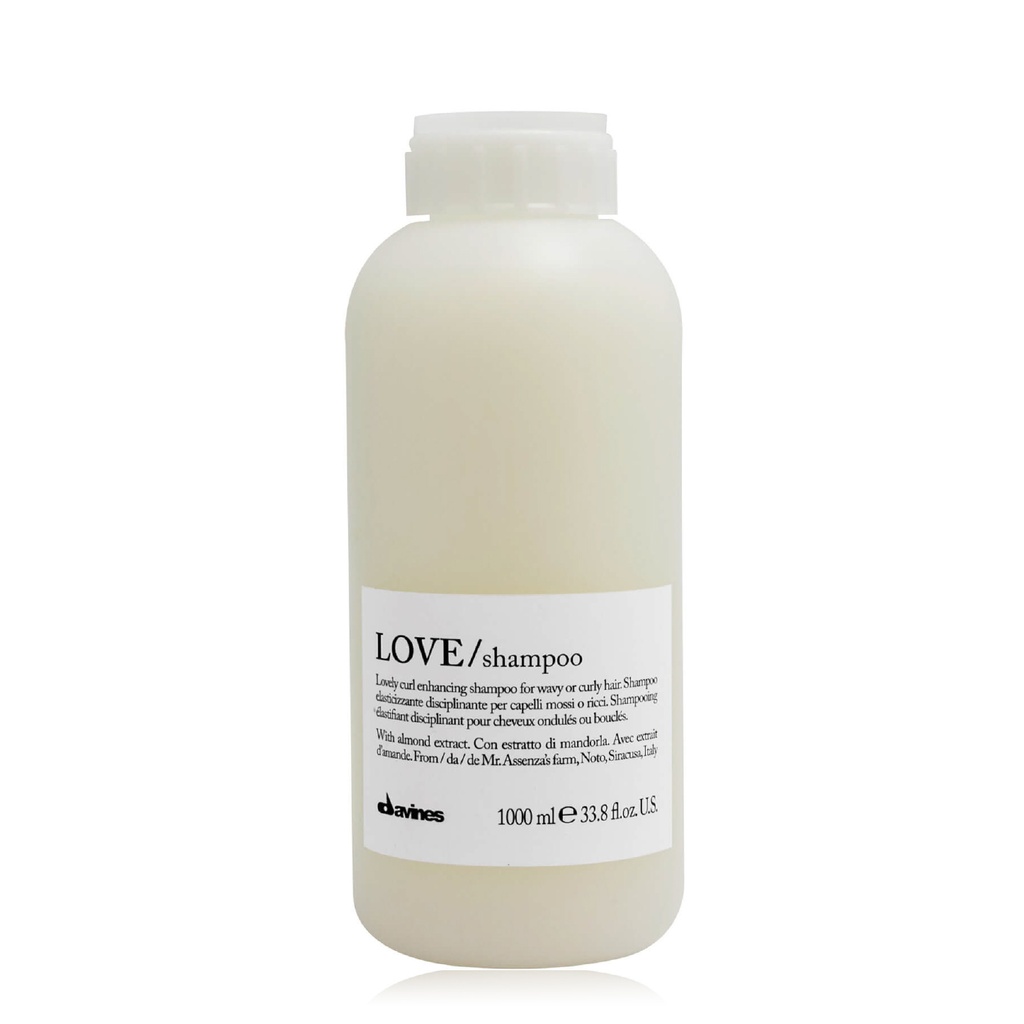 DAVINES Love Curl Shampoo - Shampooing élastifiant disciplinant pour cheveux ondulés ou bouclés