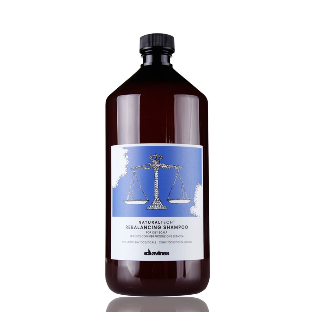 DAVINES Naturaltech Rebalancing Shampoo - Shampooing pour cuir chevelu gras