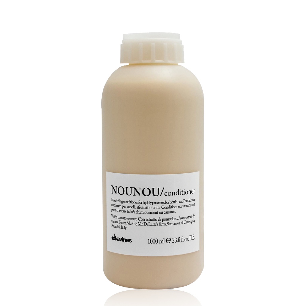 DAVINES Nounou Condtioner  - Après-shampooing nourrissant pour cheveux traités chimiquement ou cassants