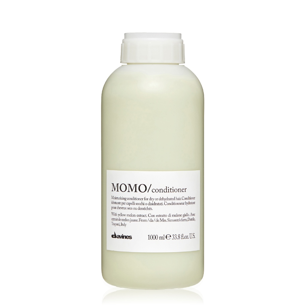 DAVINES Momo Conditioner - Après-shampooing hydratant pour cheveux secs et desséchés