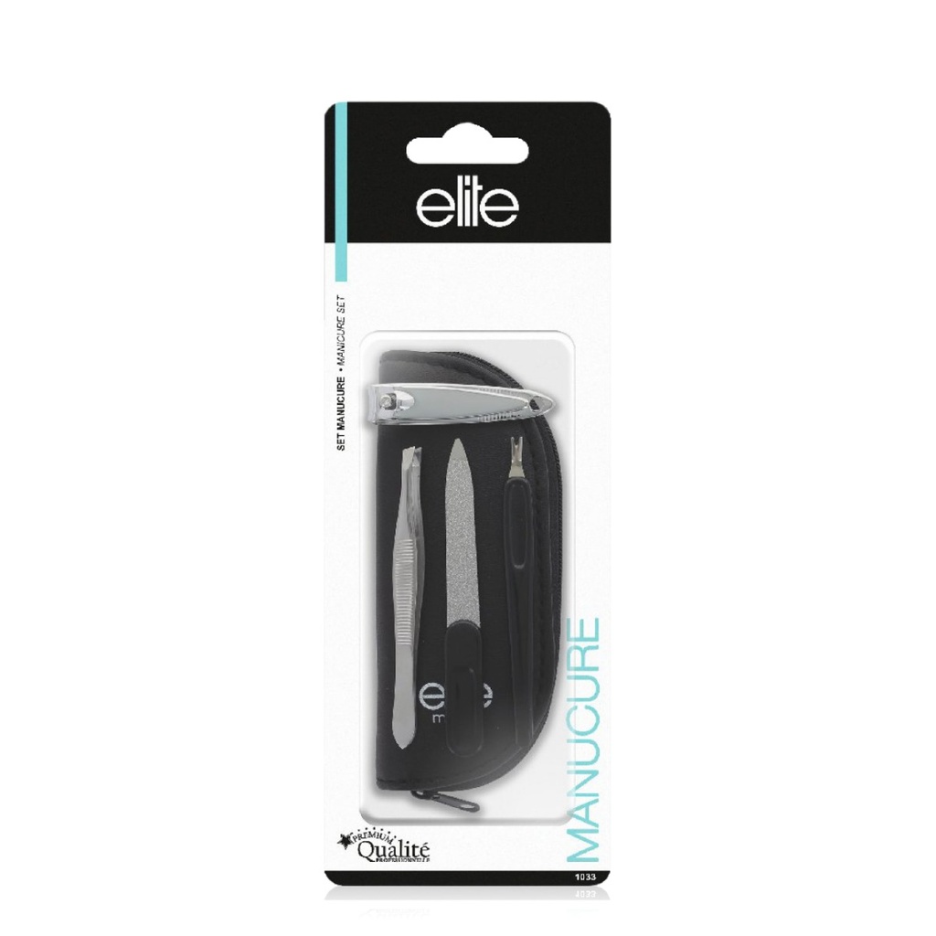 ELITE Accessoires Manucure - Set manucure 4 pièces