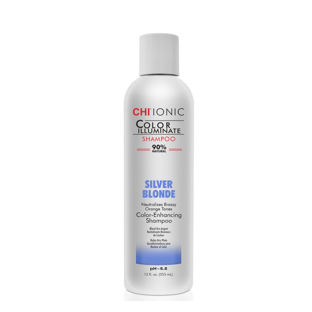 CHI Color Illuminate Silver Blonde - Shampooing réhausseur de couleur pour cheveux blonds - 355ml
