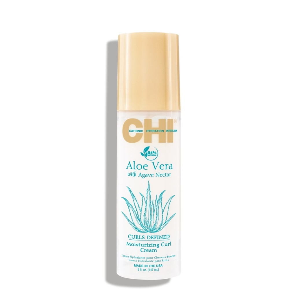 CHI Aloe Vera Curls Defined - Crème hydratante pour cheveux bouclés - 147ml