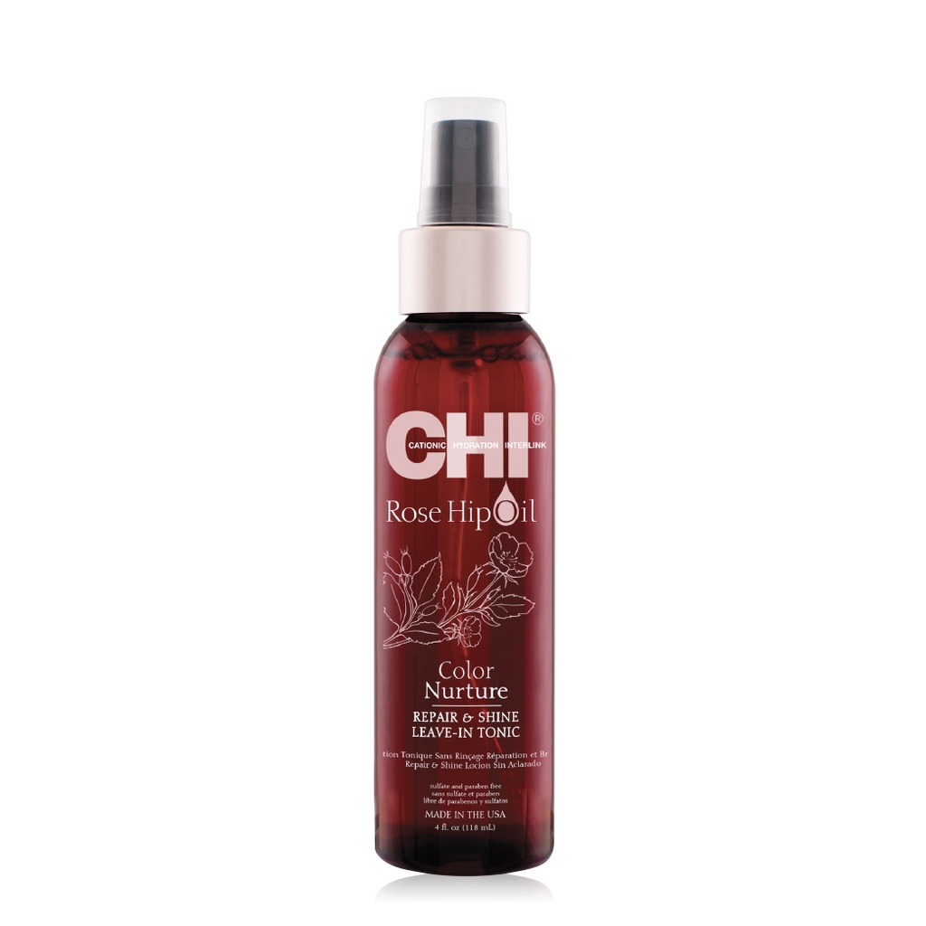 CHI Rosehip Oil - Soin tonique réparateur pour cheveux colorés - 118ml