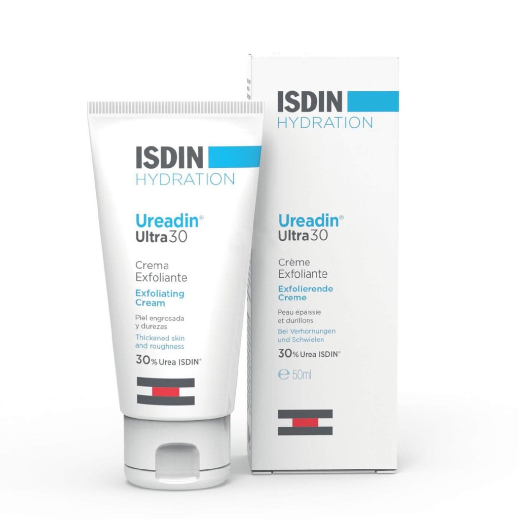ISDIN Ureadin 30 - Crème exfoliante intense anti-rugosités pour le corps - 50ml