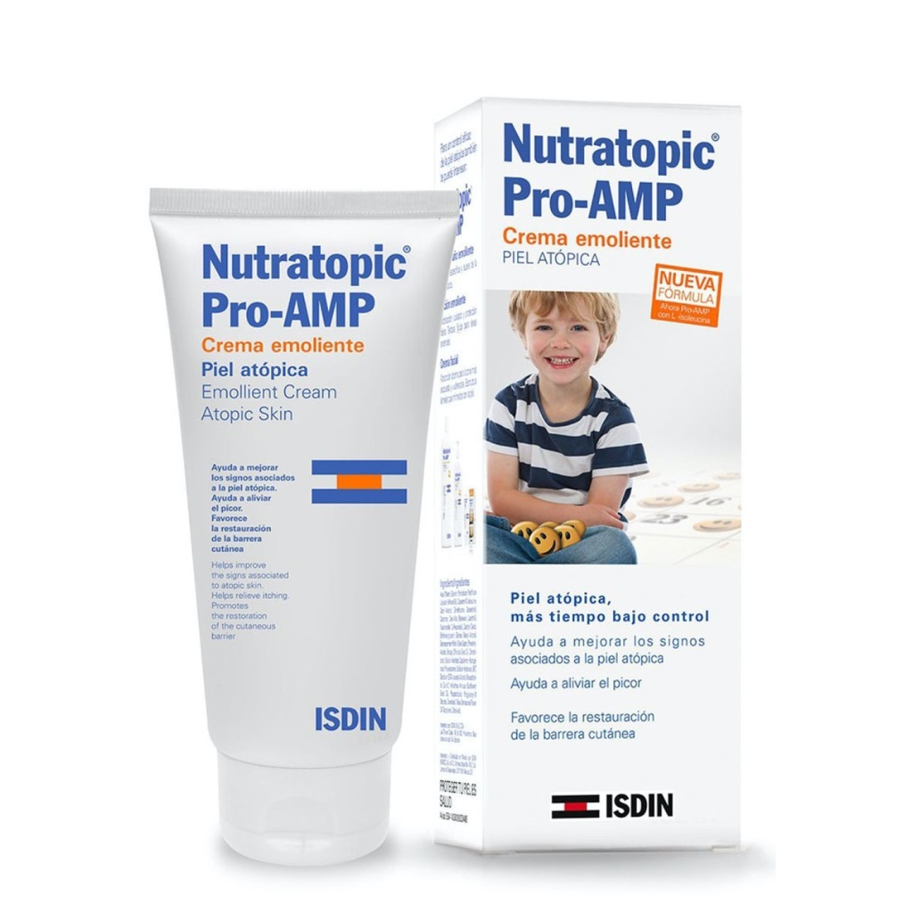 ISDIN Nutratopic Pro-Amp - Crème émolliente pour peaux atopiques - 50ml