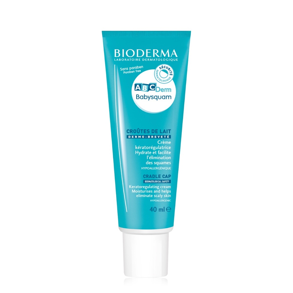 BIODERMA ABCDerm Babysquam - Crème kératorégulatrice anti-croûtes de lait - 40ml