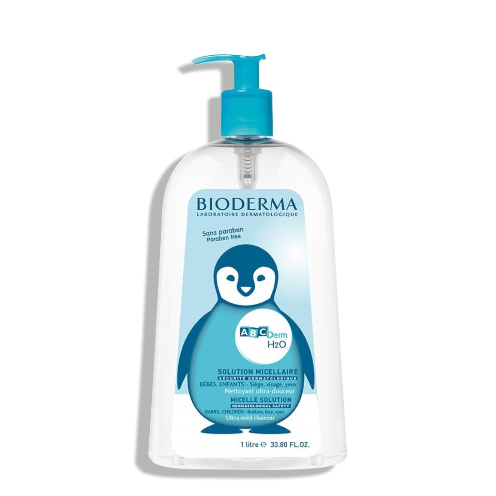 BIODERMA ABCDerm H2O - Solution micellaire pour bébés et enfants