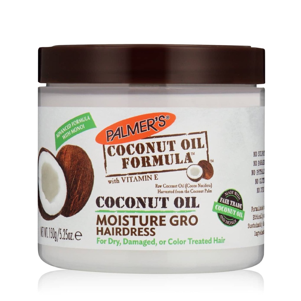 PALMERS Coconut Oil Formula - Crème nourrissante sans rinçage pour cheveux très secs et abîmés - 150g