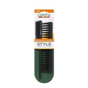 CANTU Cardon Melt Resistant Comb - Peigne rateau + peigne queue resistants aux traitements chimiques