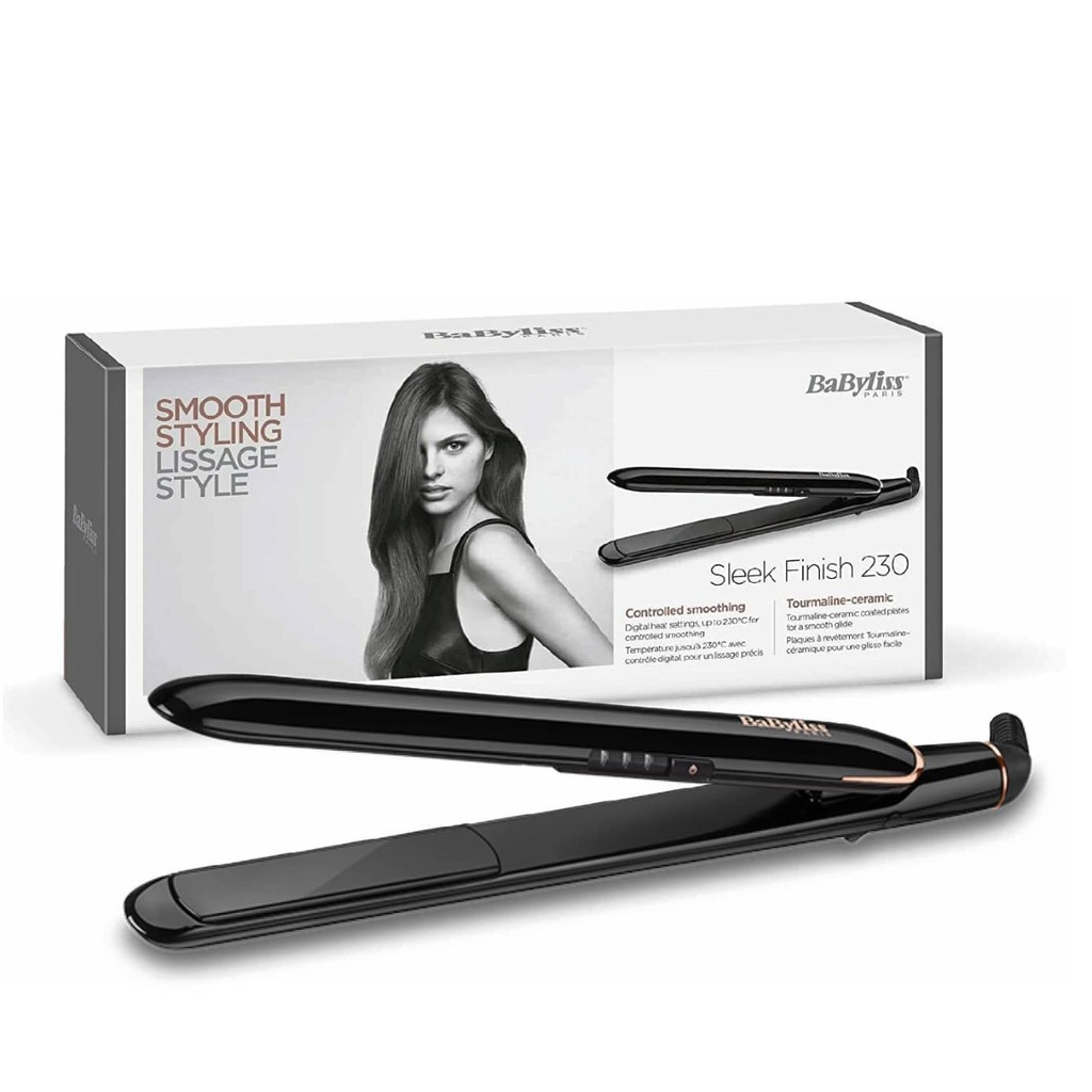 BABYLISS Sleek Finish  - Lisseur en céramique jusqu'à 230°C
