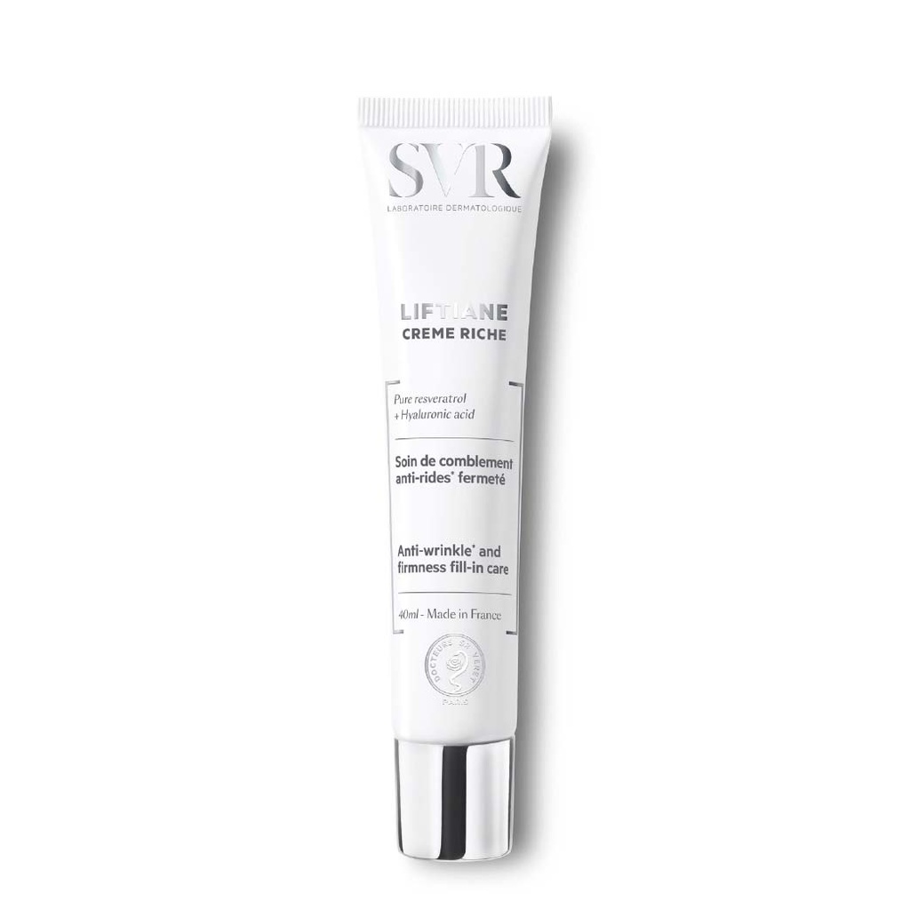 SVR Liftiane Crème Riche - Soin de comblement anti-rides fermeté pour peaux sèches - 40ml