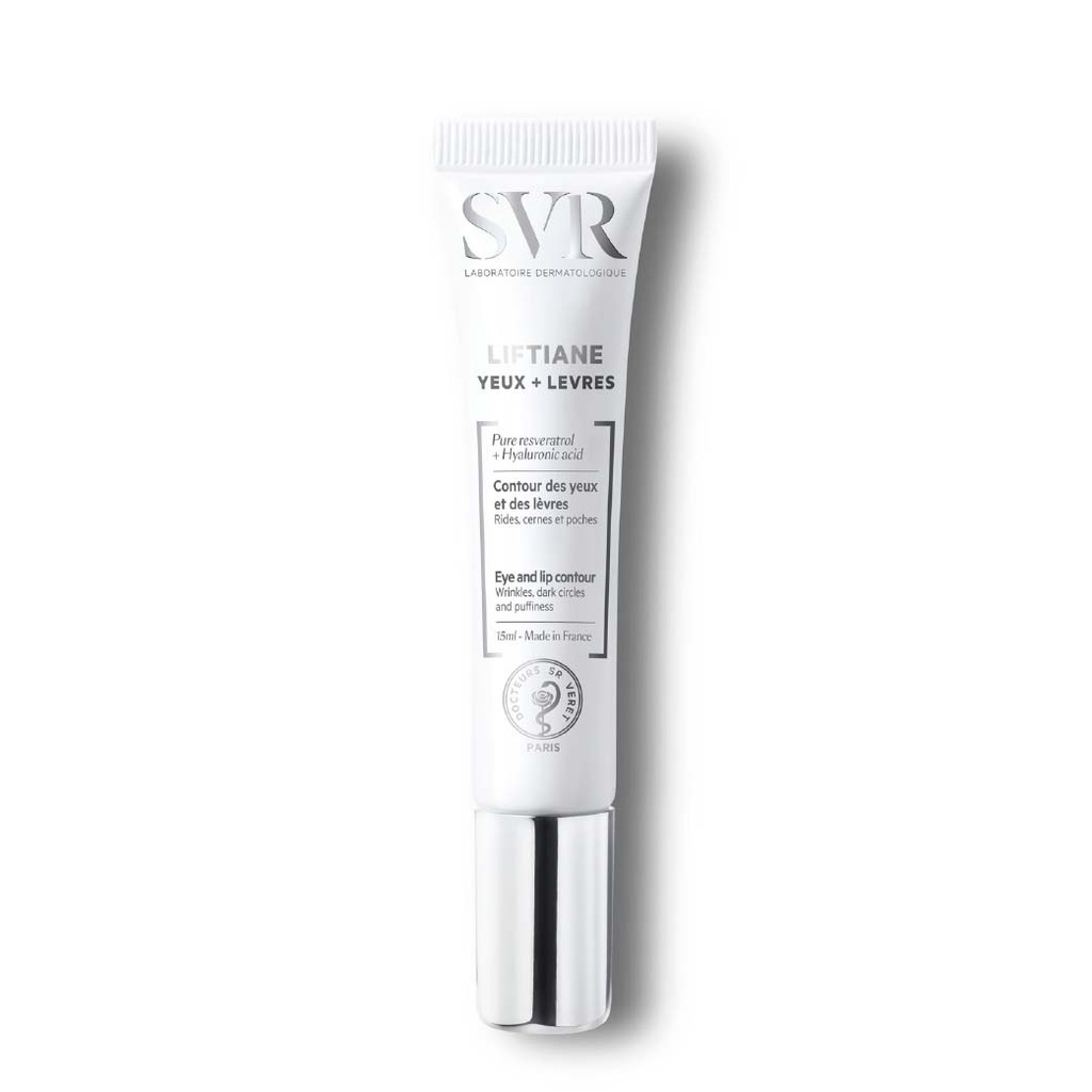 SVR Liftiane Yeux + Lèvres - Crème contour des yeux et des lèvres anti-rides anti-cernes anti-poches - 15ml