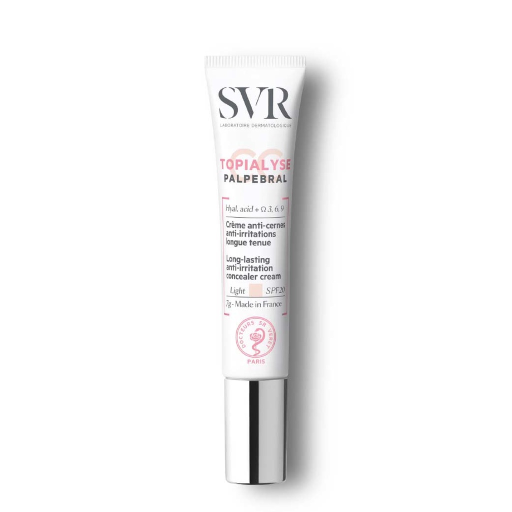 SVR Topialyse Palpébral CC - Crème anti-cernes anti-irritations longue durée SPF20 - 7g