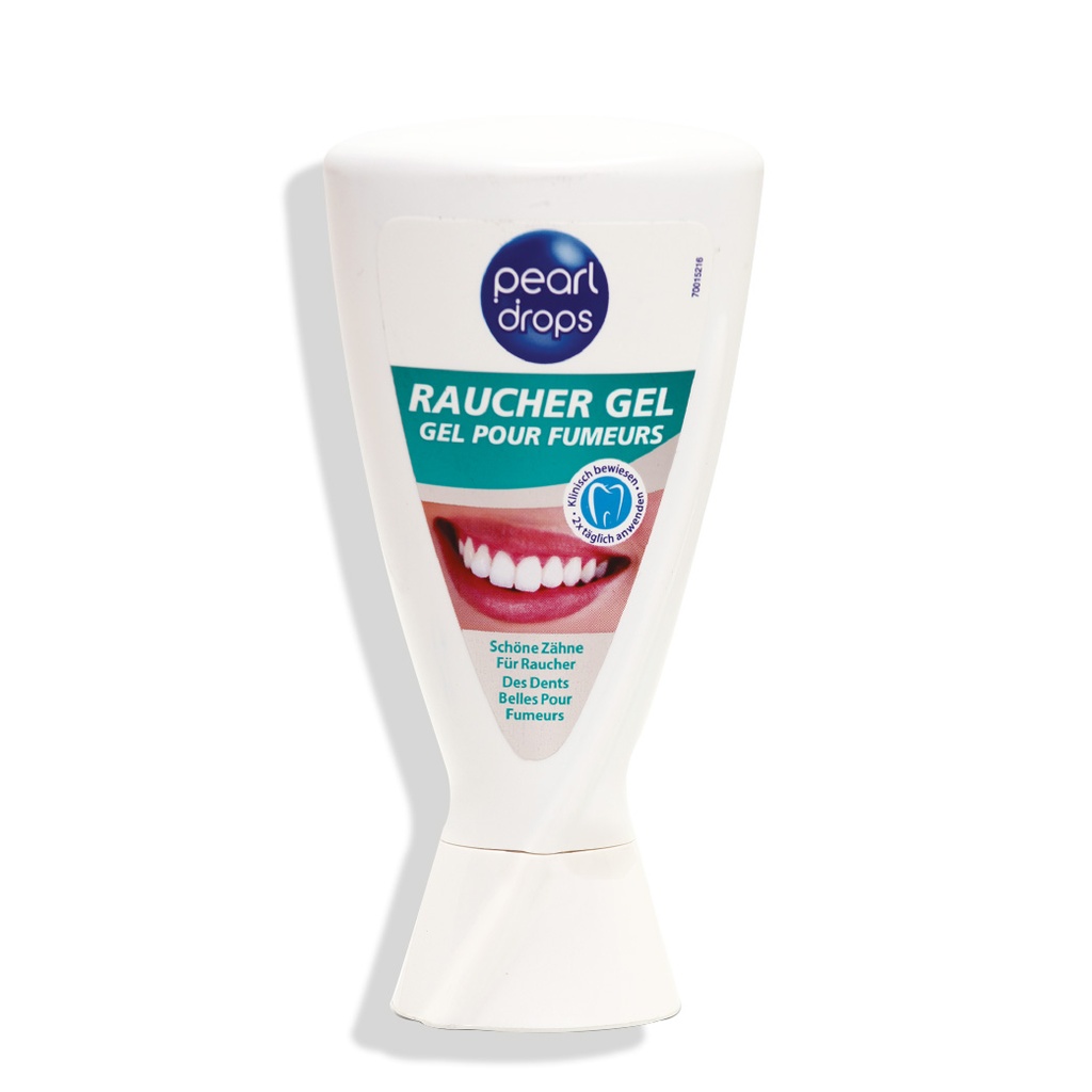 PEARL DROPS Fumeurs - Dentifrice en gel blancheur 3 semaines - 50ml