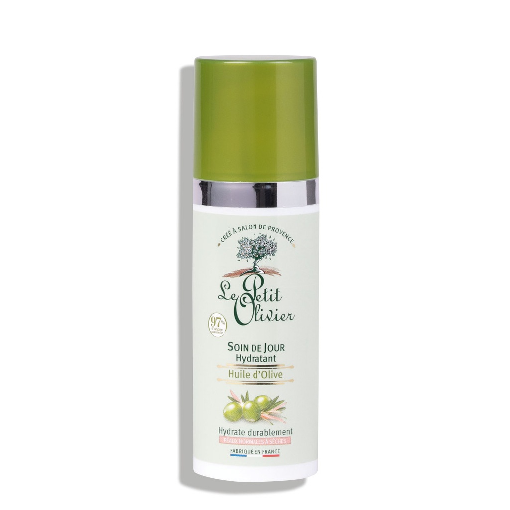 LE PETIT OLIVIER Huile d'Olive - Soin de jour hydratant pour peaux normales à sèches - 50ml