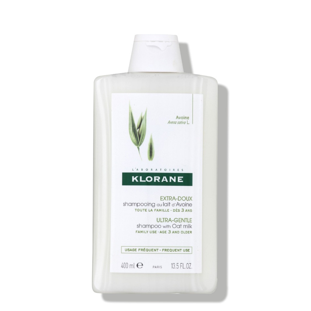KLORANE Lait d'Avoine - Shampooing extra-doux pour toute la famille dès 3 ans - 400ml