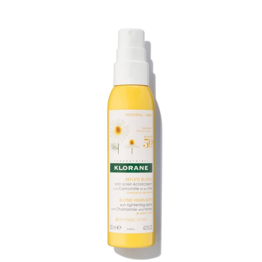 KLORANE Camomille et Miel - Soin soleil éclaircissant pour cheveux blonds - 125ml