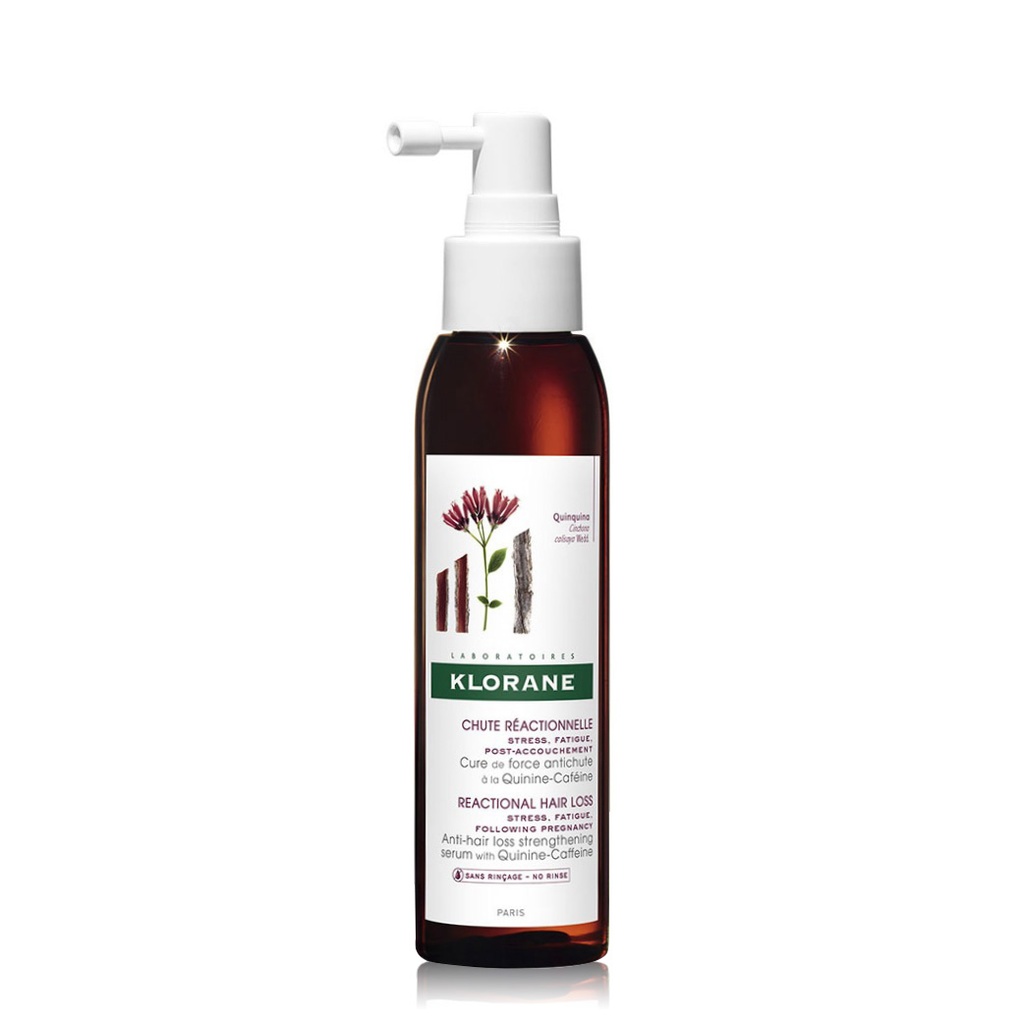 KLORANE Caféine Vitamine B - Concentré force kératine anti-chute capillaire - 125ml