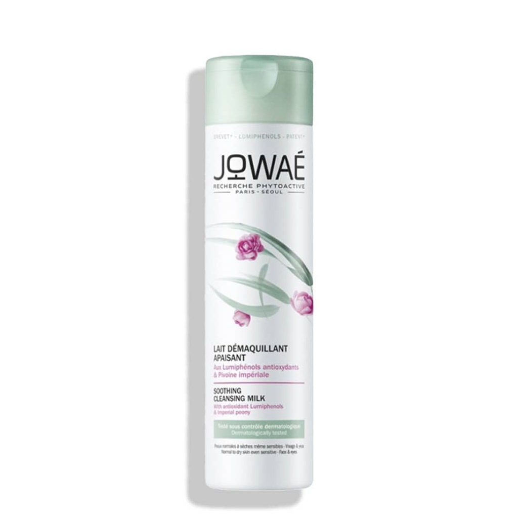JOWAE Lait Démaquillant Apaisant  - Peaux normales à sèches même sensibles du visage et du corps - 200ml