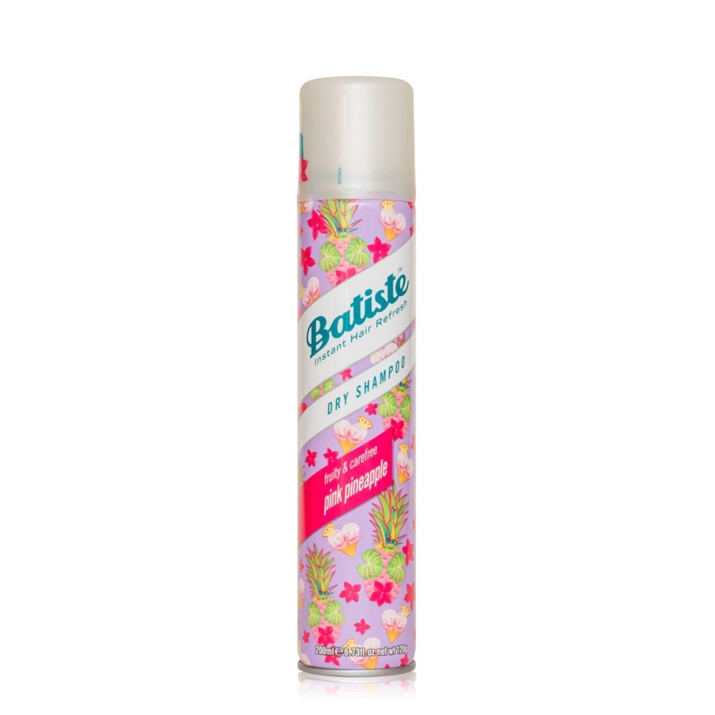 BATISTE Pink Pineapple  - Shampooing sec fruité pétillant - 200ml