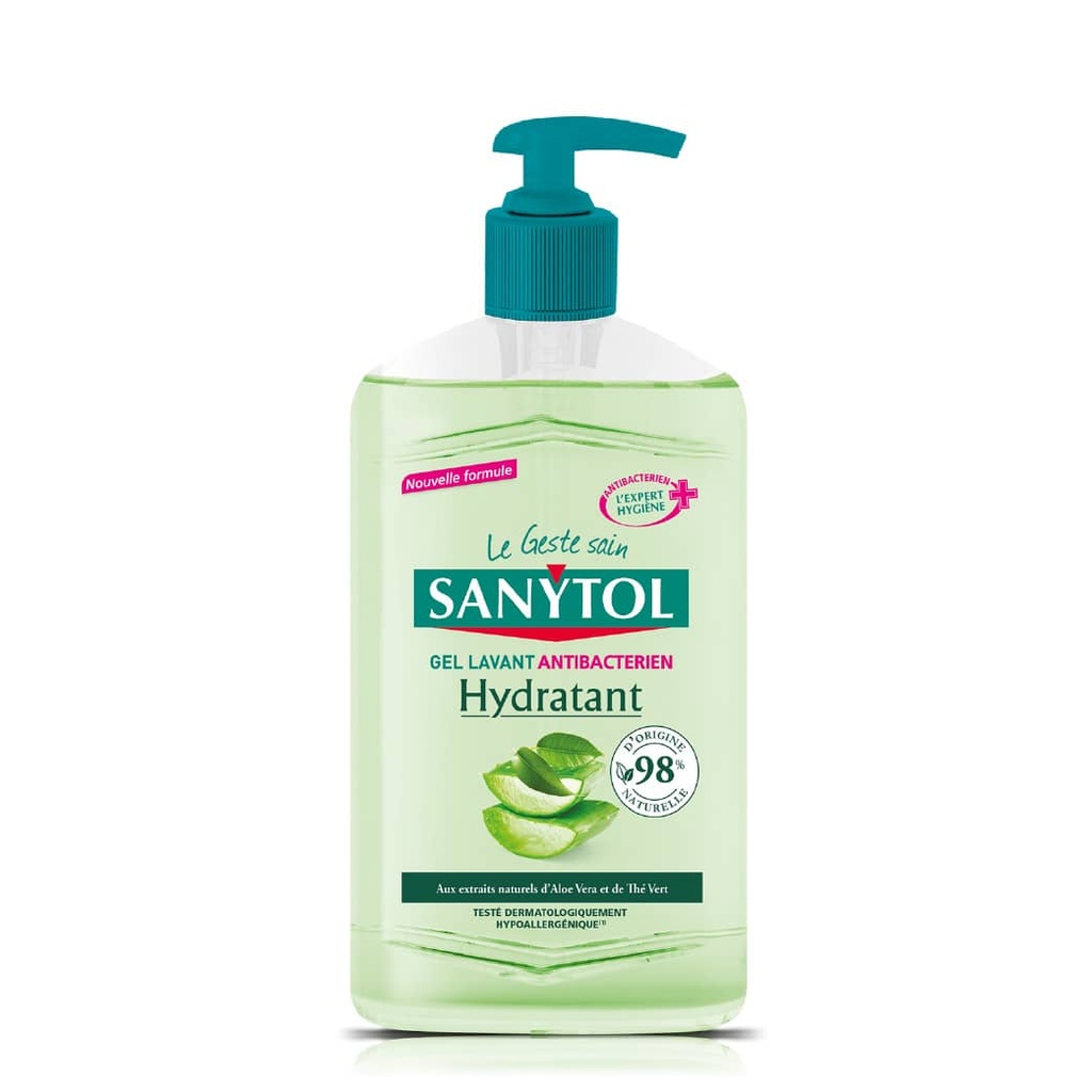 SANYTOL Gel Lavant Désinfectant   - Savon liquide hydratant - 250 ml