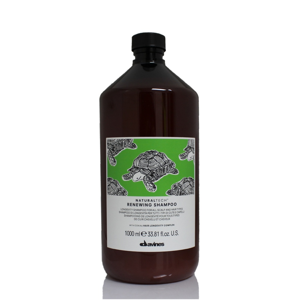 DAVINES Naturaltech Renewing Shampoo - Shampooing de longévité pour tous types de cheveux