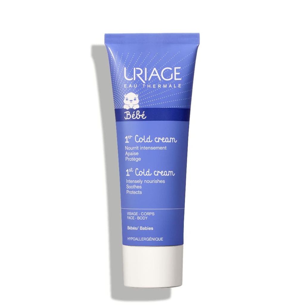 URIAGE 1er Cold Cream - Crème ultra-nourissante pour le visage et le corps de bébé - 75ml