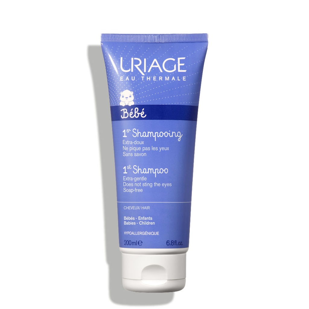 URIAGE 1er Shampooing - Extra-doux sans savon pour bébés et enfants - 200ml