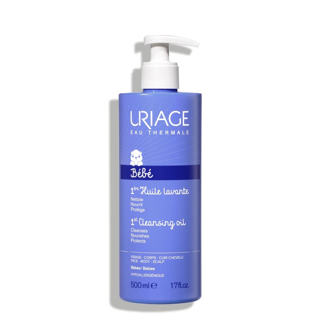 URIAGE 1ère Crème Lavante - Pour le visage, le corps et le cuir chevelu de bébé - 500ml
