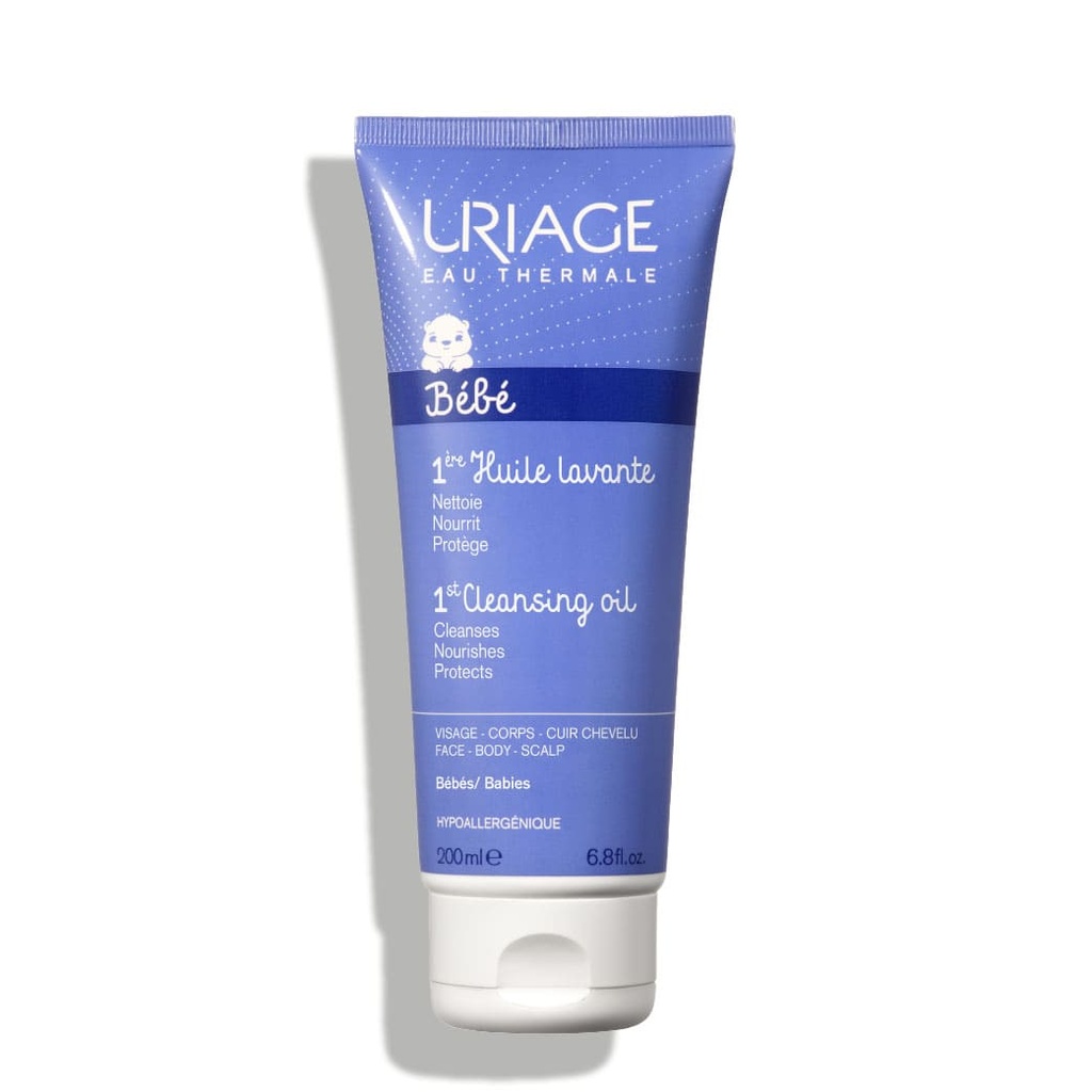 URIAGE 1ère Huile Lavante - Pour le visage, le corps et le cuir chevelu - 200ml