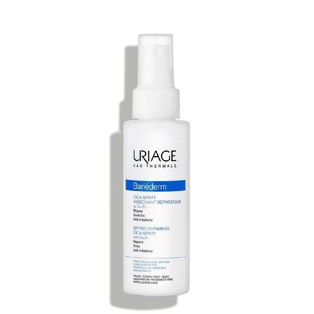 URIAGE Bariéderm Cica-Spray - Spray asséchant réparateur pour peaux fragilisées - 100ml