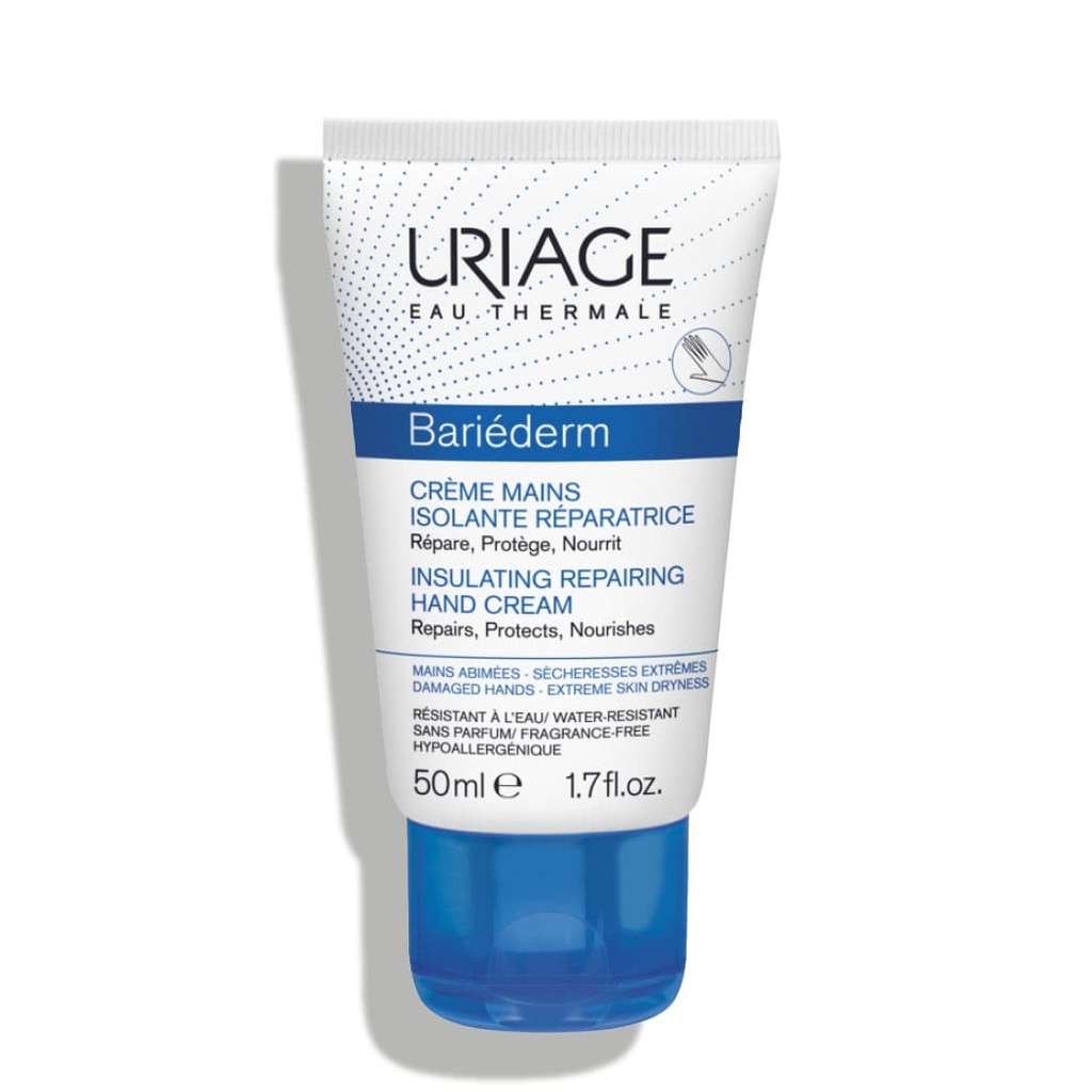 URIAGE Bariéderm - Crème mains isolante réparatrice pour les mains abîmées - 50ml