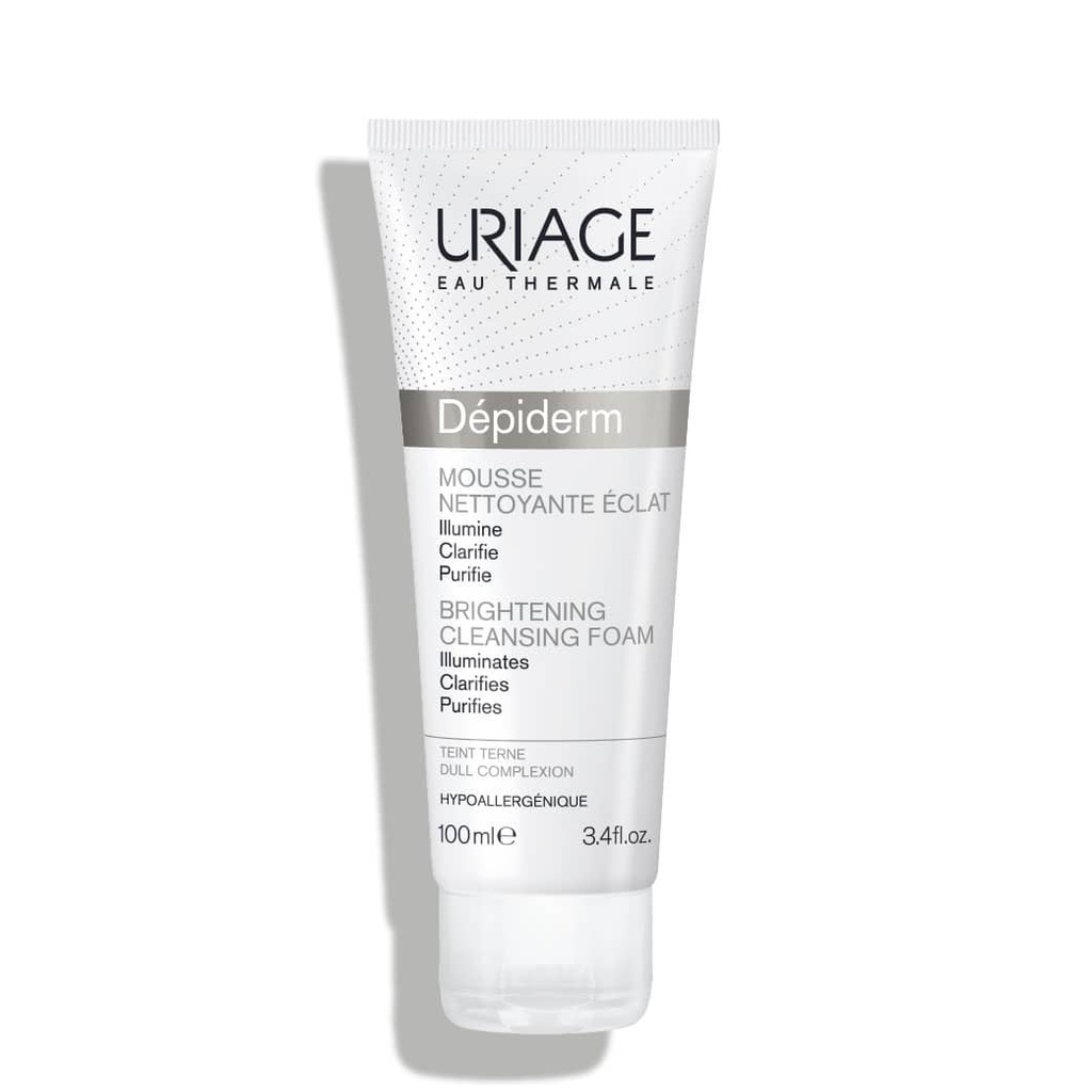 URIAGE Dépiderm - Mousse nettoyante clarifiante purifiante anti-teint terne - 100ml