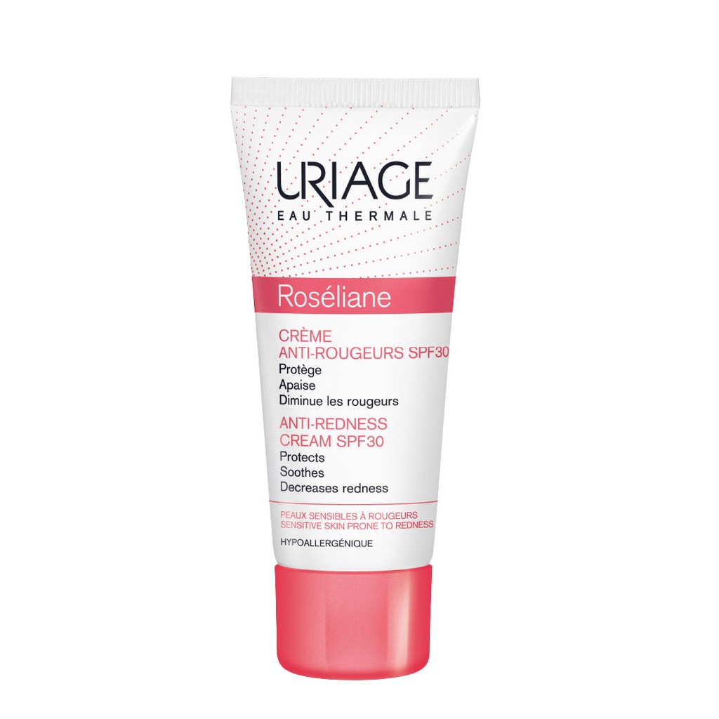 URIAGE Roséliane - Crème anti-rougeurs apaisant protectrice SPF30 pour peaux sensibles - 40ml