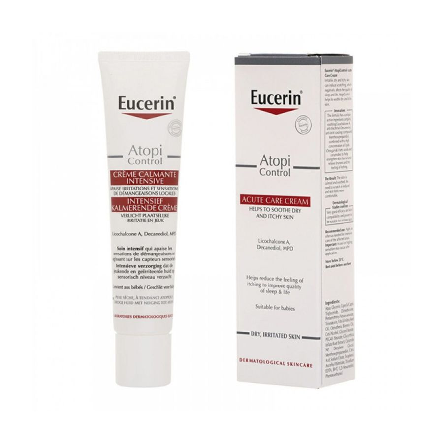 EUCERIN Atopicontrol - Crème calmante intensive pour peaux très sèches même sensibles - 40ml