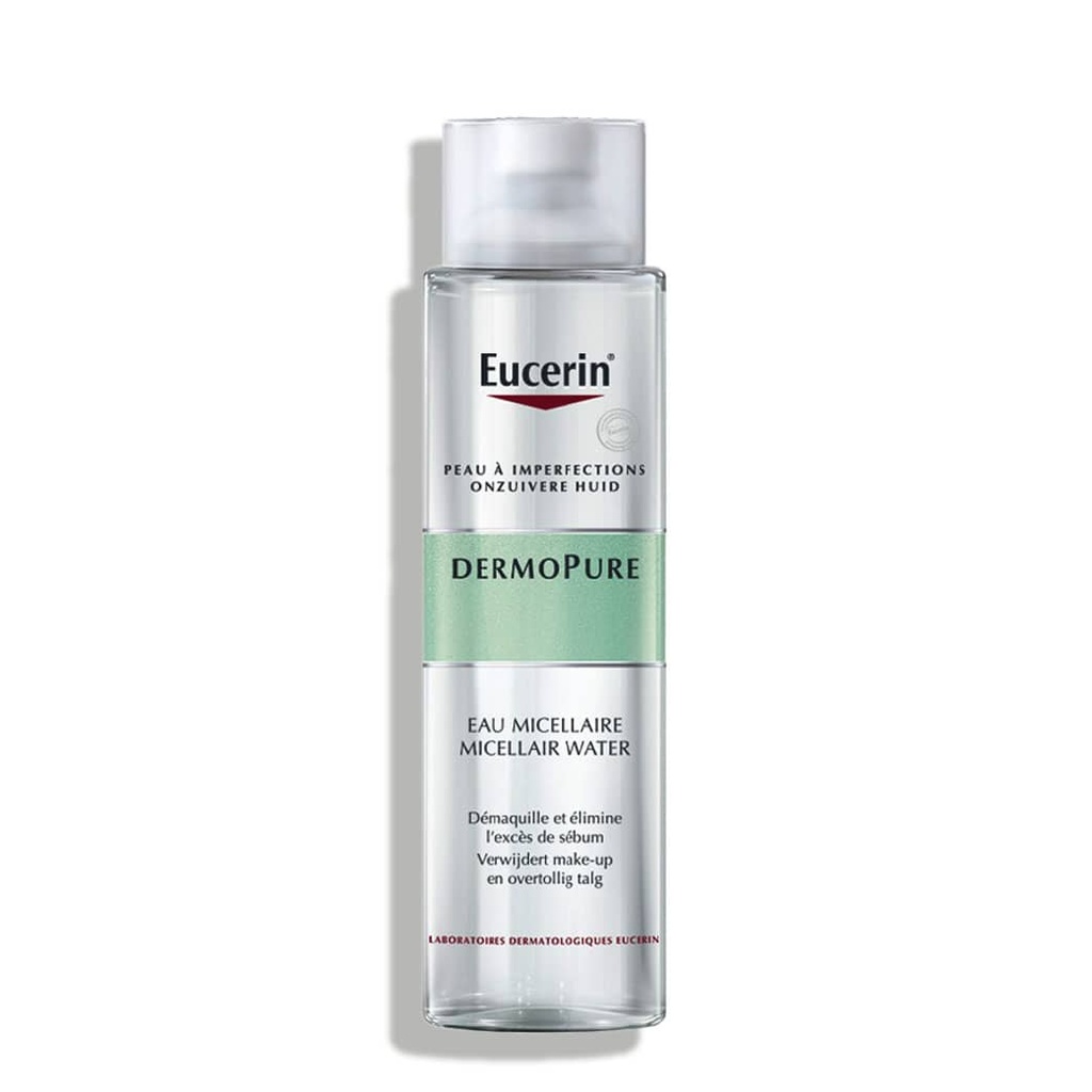 EUCERIN Dermopure - Eau micellaire pour peaux à imperfections - 400ml