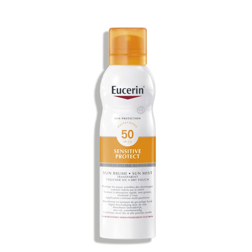 EUCERIN Sensitive Protect - Spray solaire transparent toucher sec SPF50+ - 200ml