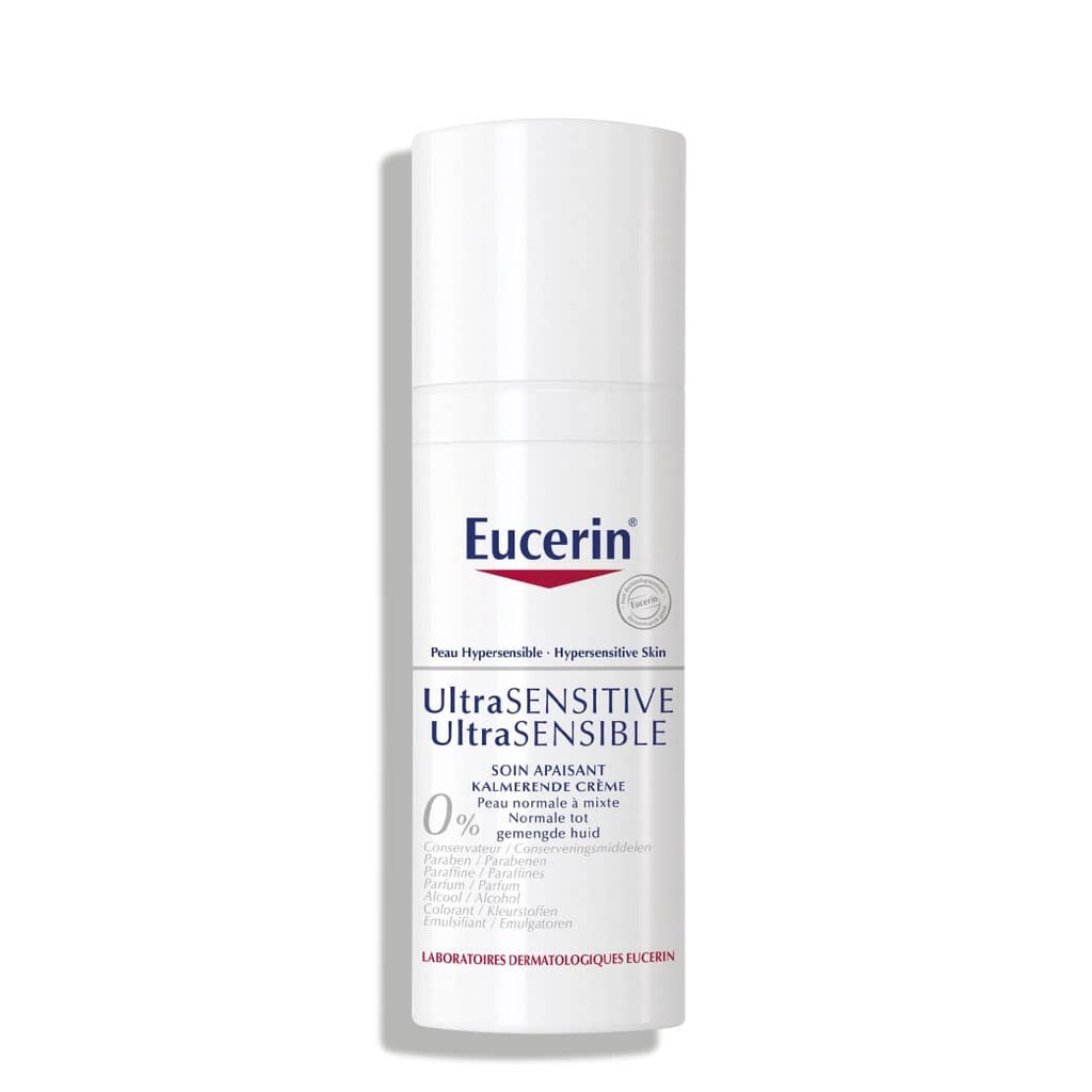 EUCERIN Ultra-Sensible - Soin apaisant pour peaux normales à mixtes hyper-sensibles - 50ml