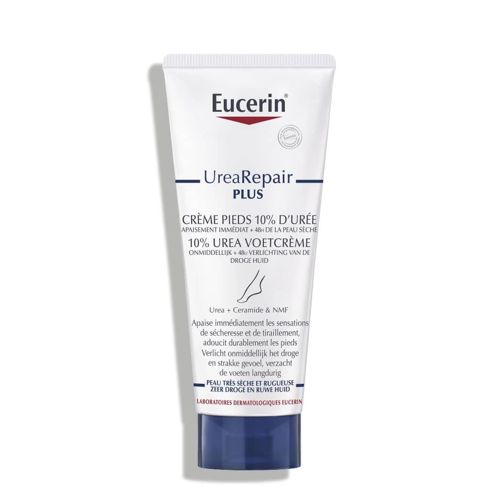 EUCERIN Urea Repair Plus - Crème pieds 10% urée pour peaux très sèches et rugueuses - 100ml