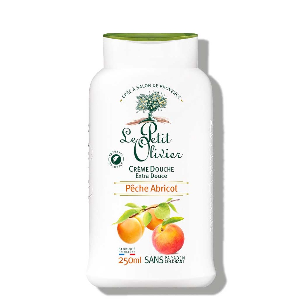 LE PETIT OLIVIER Pêche Abricot - Crème de douche extra douce - 250ml