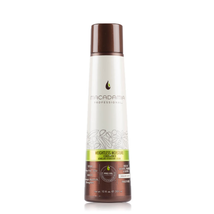MACADAMIA Weightless Moisture Conditioner - Après-shampooing réparateur léger pour cheveux très fins à fins - 300ml
