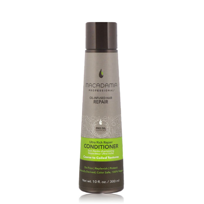 MACADAMIA Ultra Rich Moisture Conditioner - Après-shampooing hydratant ultra-riche pour cheveux très secs, épais à crépus - 300ml
