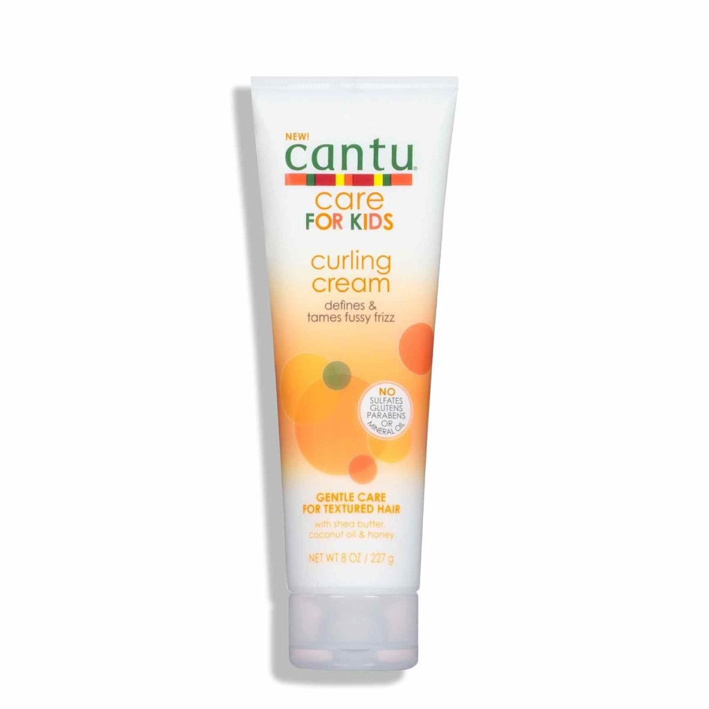 CANTU Care For Kids - Crème bouclante nourrissante pour cheveux bouclés à crépus, pour enfants - 227g