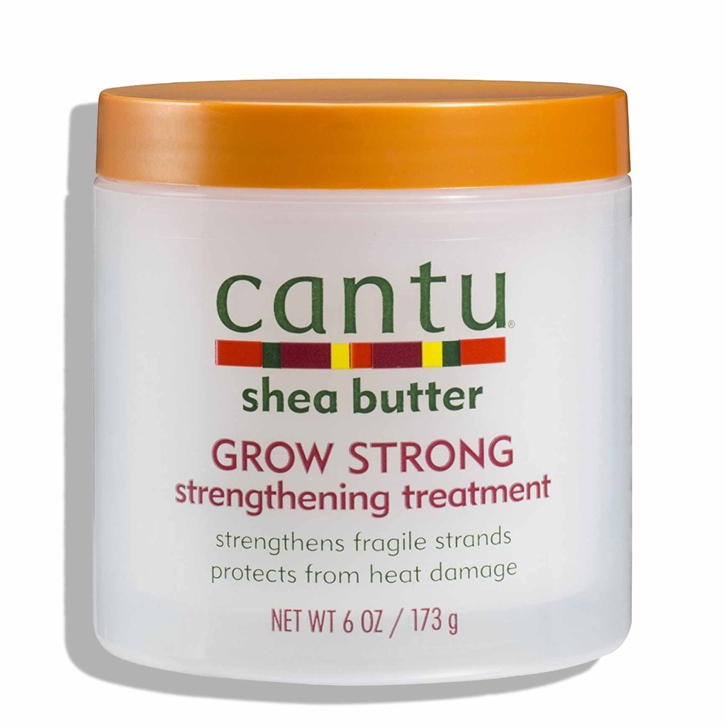 CANTU Shea Butter Grow Strong - Traitement fortifiant pour cheveux défrisés, texturés ou colorés - 173g