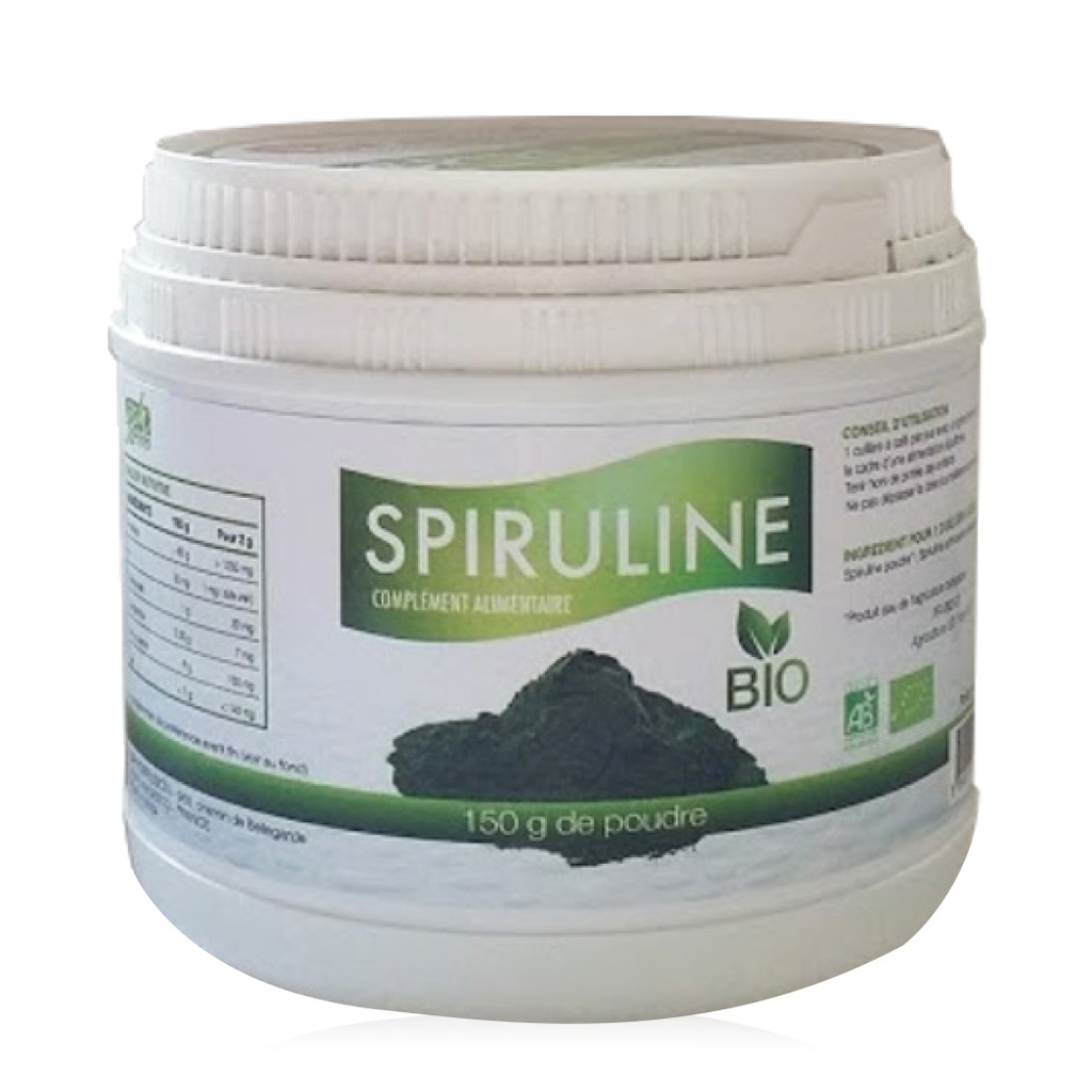 GPH Diffusion Spiruline BIO - Complément alimentaire Défenses immunitaires / Anti-oxydants / Vitamines - 150g