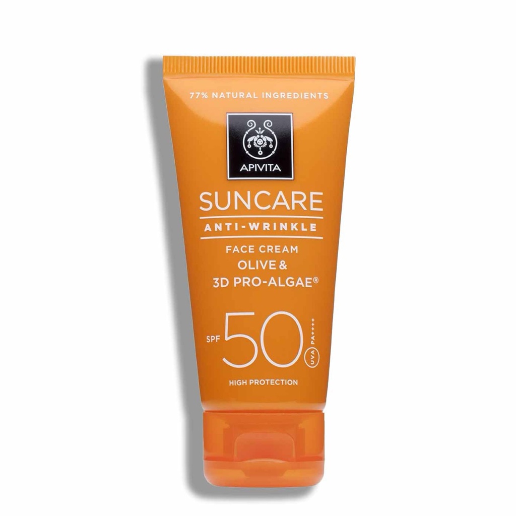 APIVITA Suncare - Crème solaire teintée anti-rides SPF50+ - 50ml