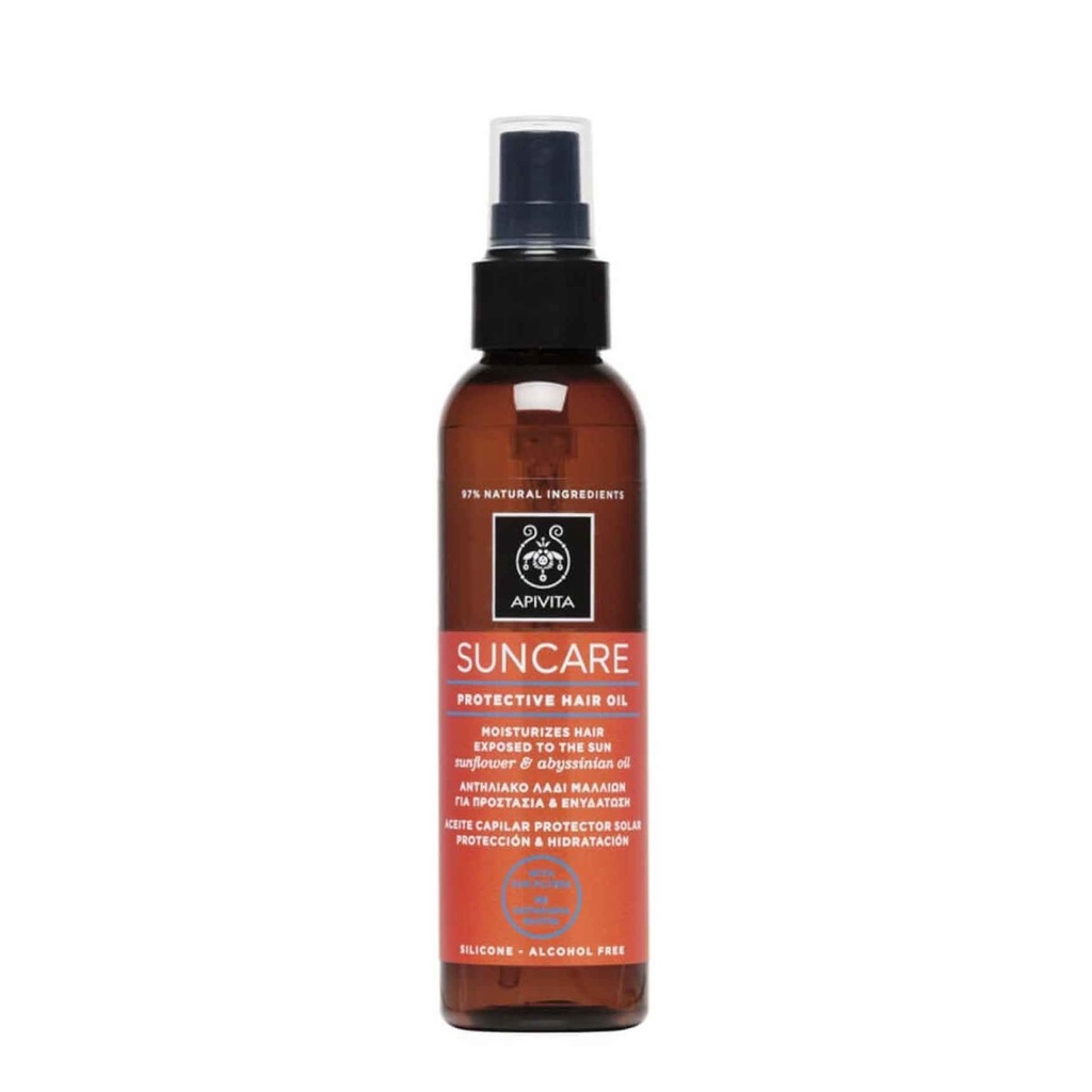 APIVITA Suncare - Huile capillaire hydratante protectrice - 150ml